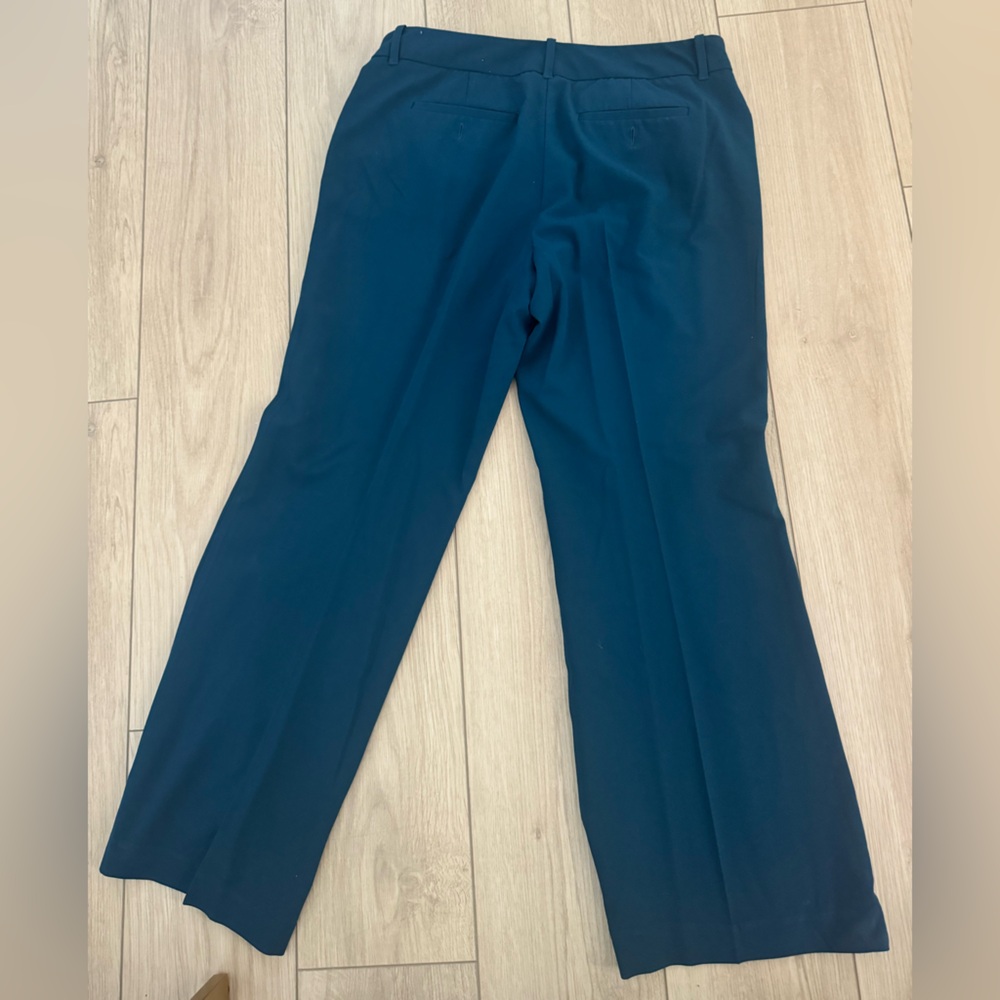 NY&CO Dark Teal Stretch Boot Cut Dress Pants - Size 12 - Picture 2 of 8